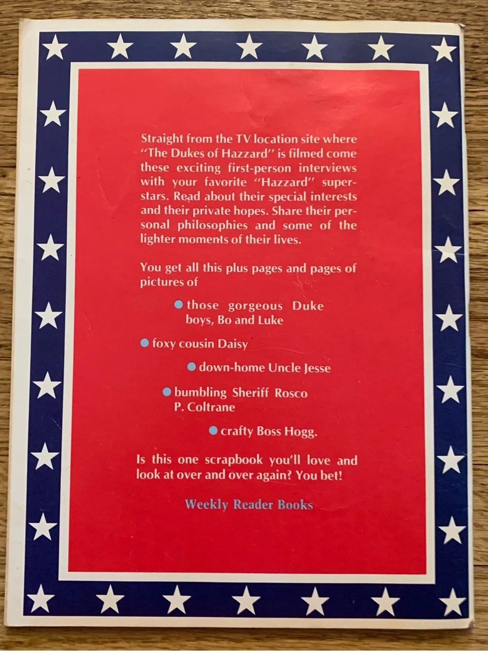 Vintage 1981 The Dukes of Hazzard Scrapbook